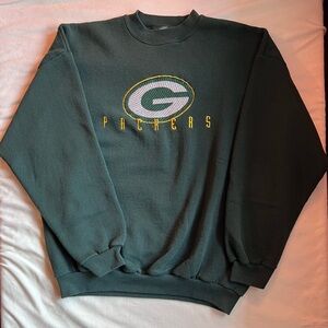 Vtg Logo Athletic Green Packers Crewneck Sweater
